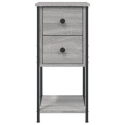 Berkfield Bedside Cabinets 2 Pcs Grey Sonoma 32X42X70 Cm Engineered Wood - thumbnail 7
