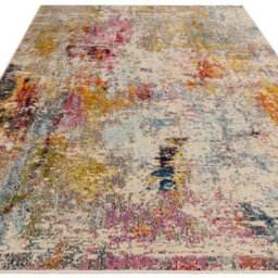 Multicolour Modern Abstract 9mm Thick Stain-Resistant Rug For Bedroom, & Dining Room, Easy To Clean Rug-120Cm X 170Cm - thumbnail 7