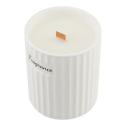 Darphe Ceramic Wood Wick Soy Wax Scented Candle, Gardenias - thumbnail 5