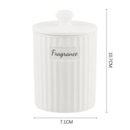 Darphe Ceramic Wood Wick Soy Wax Scented Candle, Gardenias - thumbnail 8
