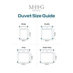 MHG Living 16.5 Tog Winter Duvet - Hypoallergenic Stripe Microfibre, Soft, Breathable & Machine Washable - Double - thumbnail 9