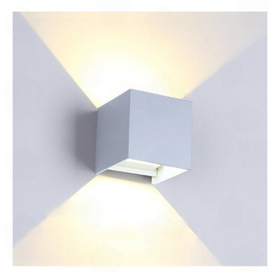 Amorly Single Pack White 12W Plug In Wall Lamp, Adjustable Angle Indoor Wall Sconce For Bedroom, Hallway, Living Room And Porch - image 1