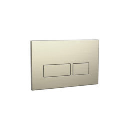 Nes Home Wall Hung Wc Cistern Frame With Brushed Brass Square Button Flush Plate - thumbnail 3