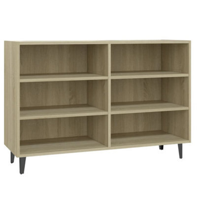 Berkfield Industrial Sideboard Sonoma Oak 103.5X35X70 Cm Engineered Wood - image 1