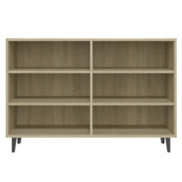Berkfield Industrial Sideboard Sonoma Oak 103.5X35X70 Cm Engineered Wood - thumbnail 4