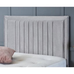 Bsspoke Solid Base Ottoman Divan Bed In Black Plush With 10Inch Orthopaedic Mattress 54Inch Headboard Available In All Sizes - thumbnail 5