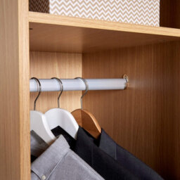 Home Source Phoenix 1 Door Wardrobe Storage Oak-Effect Bedroom Furniture - thumbnail 6