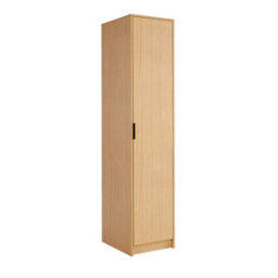 Home Source Phoenix 1 Door Wardrobe Storage Oak-Effect Bedroom Furniture - thumbnail 8
