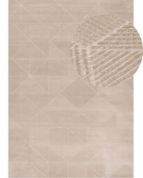 The Rugs Carmel Beige Abstract Area Rug And Runner Non Shedding, Stain Resistant, Soft - thumbnail 2