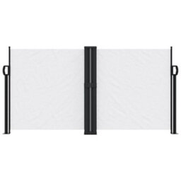 Berkfield Retractable Side Awning White 120X1200 Cm - thumbnail 3