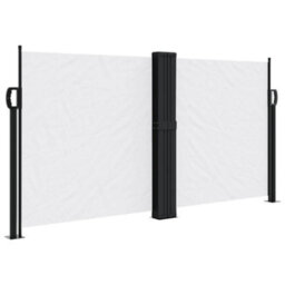 Berkfield Retractable Side Awning White 120X1200 Cm - thumbnail 2