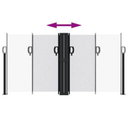 Berkfield Retractable Side Awning White 120X1200 Cm - thumbnail 5