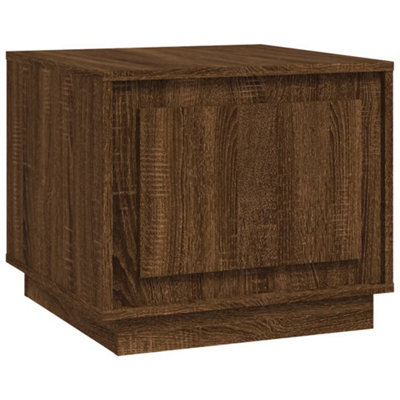 Berkfield Durable Coffee Table Brown Oak 51X50X44 Cm Engineered Wood - image 1