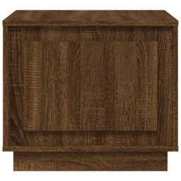 Berkfield Durable Coffee Table Brown Oak 51X50X44 Cm Engineered Wood - thumbnail 5