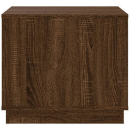 Berkfield Durable Coffee Table Brown Oak 51X50X44 Cm Engineered Wood - thumbnail 7