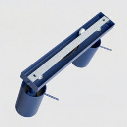 Sollux Lighting Ring Steel Ultramarine 2 Lights Modern Ceiling Lamps - thumbnail 4