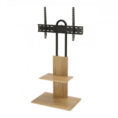 "Ttap Oak Tv Stand With Bracket For Up To 65"" Tvs" - image 1