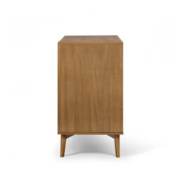 Teamson Home Tremolo Chest Of Drawers 6 Fluted Push-Open Drawer Bedroom Dresser, Natural - thumbnail 7