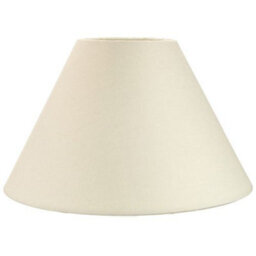 Happy Homewares Traditional 14 Cream Cotton Coolie Lampshade Suitable For Table Lamp Or Pendant