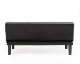 Home Detail Layla 3 Seater Sofa Bed Charcoal Grey Fabric Clic Clac Sofabed Tufted Back - thumbnail 7