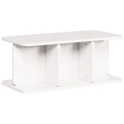 Berkfield Coffee Table White 80 X 39.5 X 33.5 Cm Solid Pine Wood - thumbnail 7