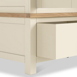 Farro Cream 4 Door Wardrobe With 2 Drawers - By Roseland Furniture - thumbnail 7