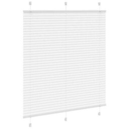 Berkfield Pleated Blind White 115X100 Cm Fabric Width 114.4 Cm Polyester - thumbnail 3