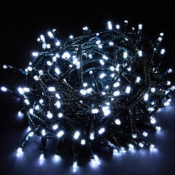 Best Artificial 100 Bright White Led's Black Cable Connectable Outdoor Garden Party Christmas Waterproof String Lights (10M) Low Voltage Plug