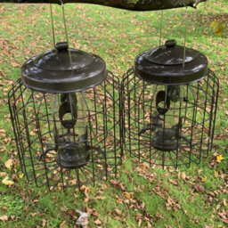 Selections Heavy Duty Squirrel Proof Hanging Bird Seed Feeder Cage (Set Of 2) - thumbnail 3