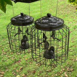 Selections Heavy Duty Squirrel Proof Hanging Bird Seed Feeder Cage (Set Of 2) - thumbnail 1
