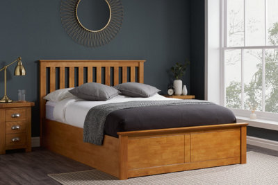 Birlea Phoenix King Ottoman Bed Oak - image 1