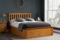 Birlea Phoenix King Ottoman Bed Oak - thumbnail 1