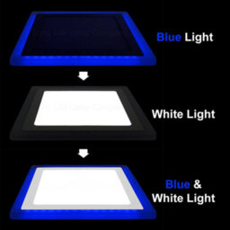 Long Life Lamps Company 18W Recessed Ceiling Led Square Panel Blue - thumbnail 8