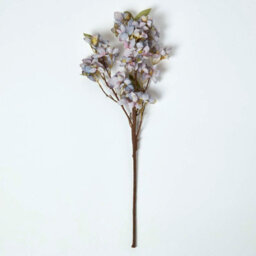 Homescapes Artificial Blue Handcrafted Orchard Blossom Flower Single Stem, 64 Cm - thumbnail 2