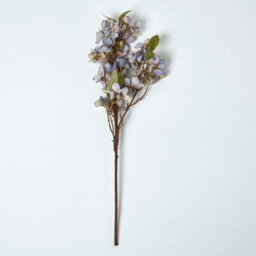 Homescapes Artificial Blue Handcrafted Orchard Blossom Flower Single Stem, 64 Cm - thumbnail 4