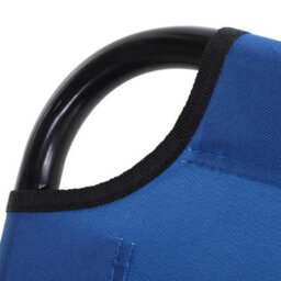 Outsunny Folding Lounge Chair Outdoor Chaise Lounge For Bench Patio Blue - thumbnail 7