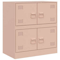 Berkfield Sideboard Pink 67X39X73 Cm Steel - thumbnail 2
