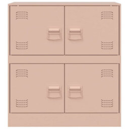 Berkfield Sideboard Pink 67X39X73 Cm Steel - thumbnail 6