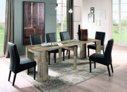 FurniComp LTD Furnicomp Novara Pero Oak Extending Console Dining Table - thumbnail 2