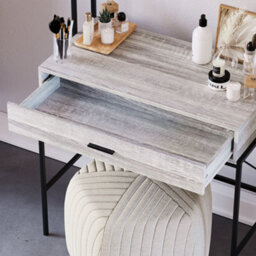 Lassic Vida Designs Brooklyn Grey 1 Drawer Bedroom Dressing Table - thumbnail 6
