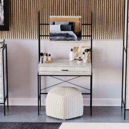 Lassic Vida Designs Brooklyn Grey 1 Drawer Bedroom Dressing Table - thumbnail 4