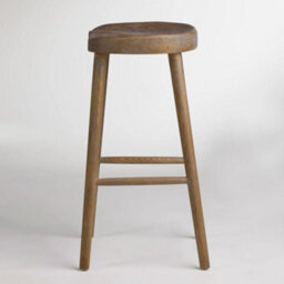 Where Saints Go Ltd Shaker Counter Stool, Weathered Elm Solid Wood, Backless Shaped Seat, 66Cm By Where Saints Go - thumbnail 7