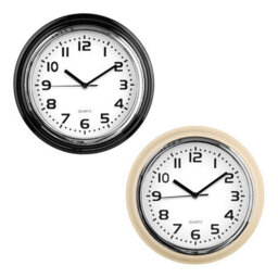Orsina Chrome Finish Plastic Wall Clock - thumbnail 2