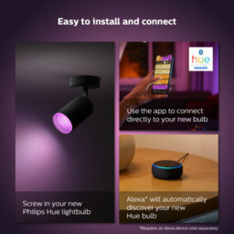 Philips Hue Fugato White And Colour Ambiance Triple Spotlight Black - thumbnail 6