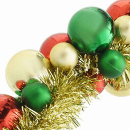 Vidaxl Christmas Ball Garland Multicolour 186 Cm Polystyrene - thumbnail 6