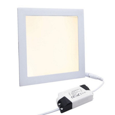 Long Life Lamps Company 18W Recessed Ceiling Led Square Panel 2700K Warm White - image 1