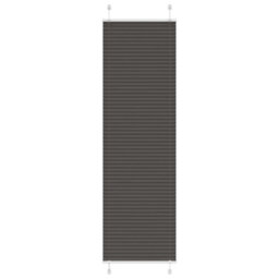 Berkfield Modern Pleated Blind Black 60X200 Cm Fabric Width 59.4 Cm Polyester - thumbnail 2