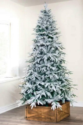 Christmas Tree World The 8Ft/240Cm Snowy Alpine Christmas Tree - image 1
