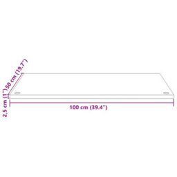 Walplus Desk Top White 100X50X2.5 Cm Solid Wood Pine - thumbnail 8