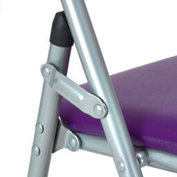 Bravich Folding Padded Office Dining Desk Chair - Purple - Set Of 4 - thumbnail 8